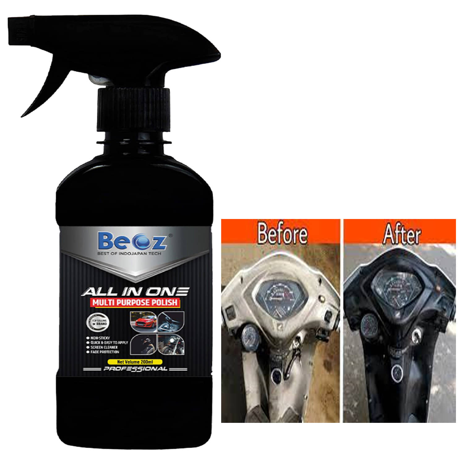 BEOZ - Finishing Metal Polish For All Cars & Motorbikes ( Pack of 1 )
