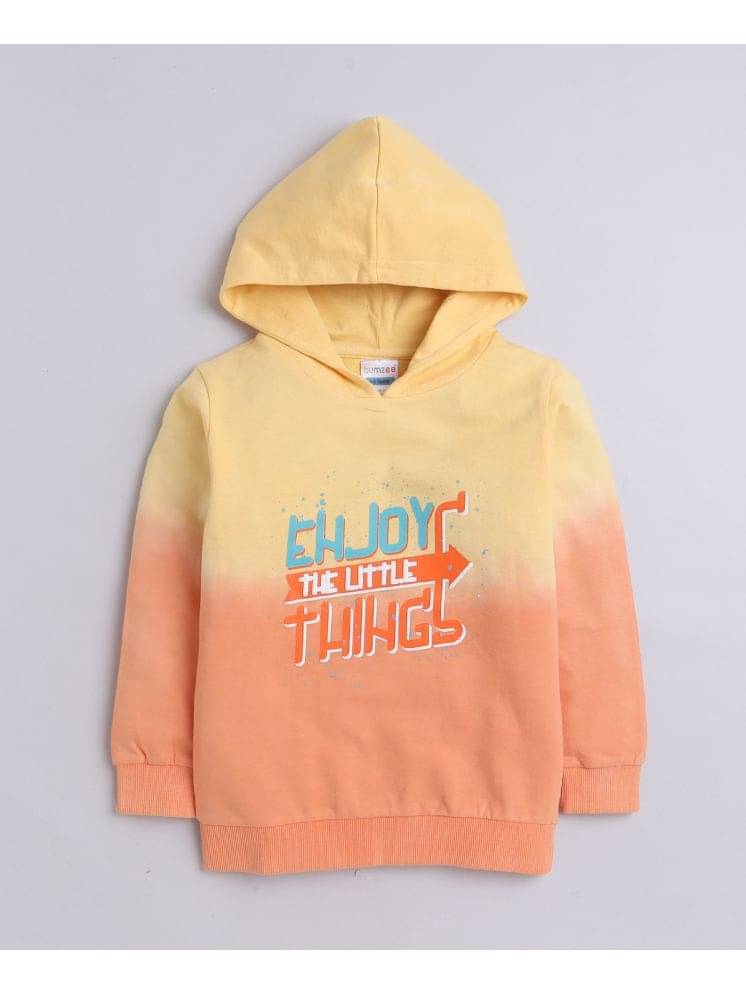     			BUMZEE Pack of 1 Boys Cotton Sweatshirt ( Orange )