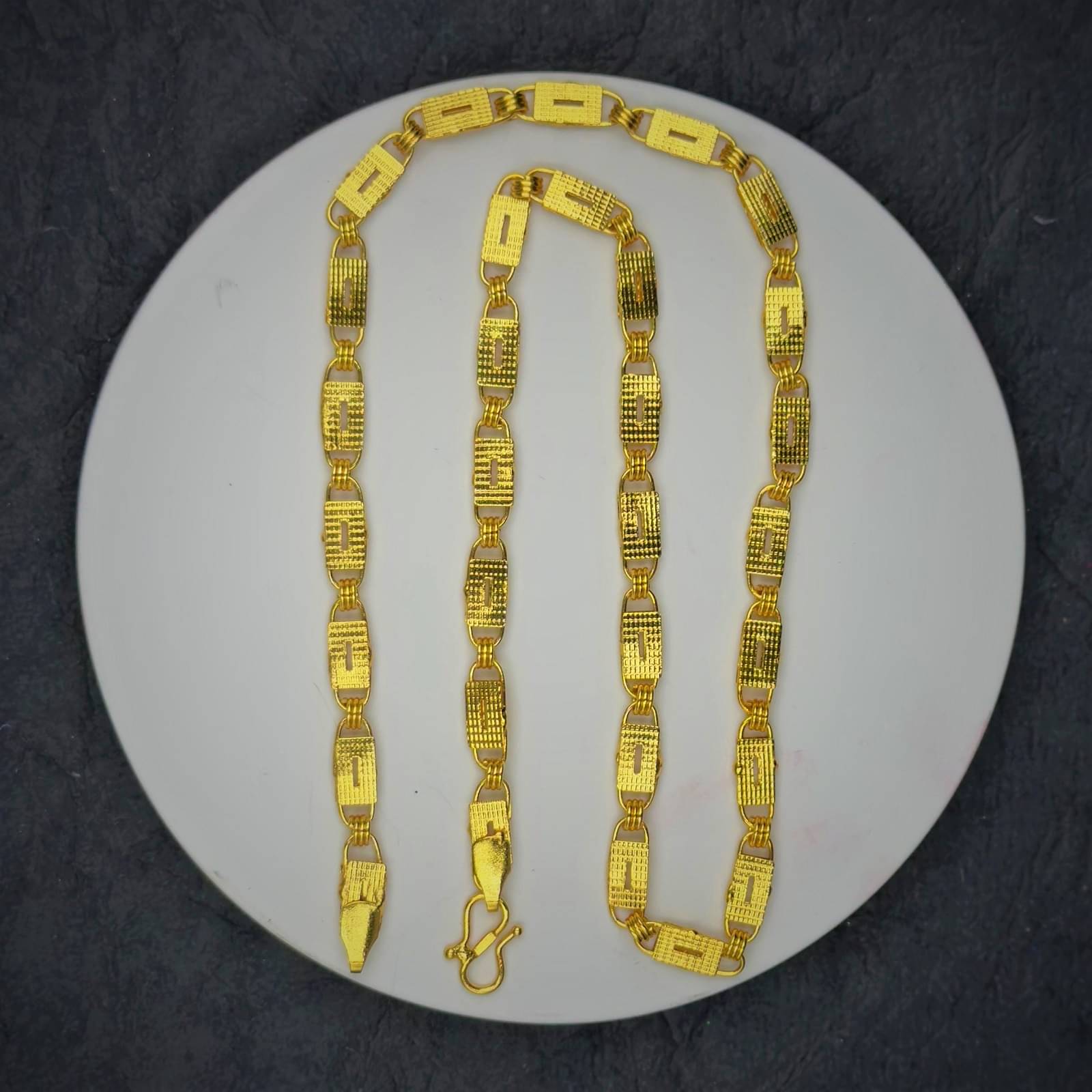     			Charms Gold Plated Chain ( Set of 1 )