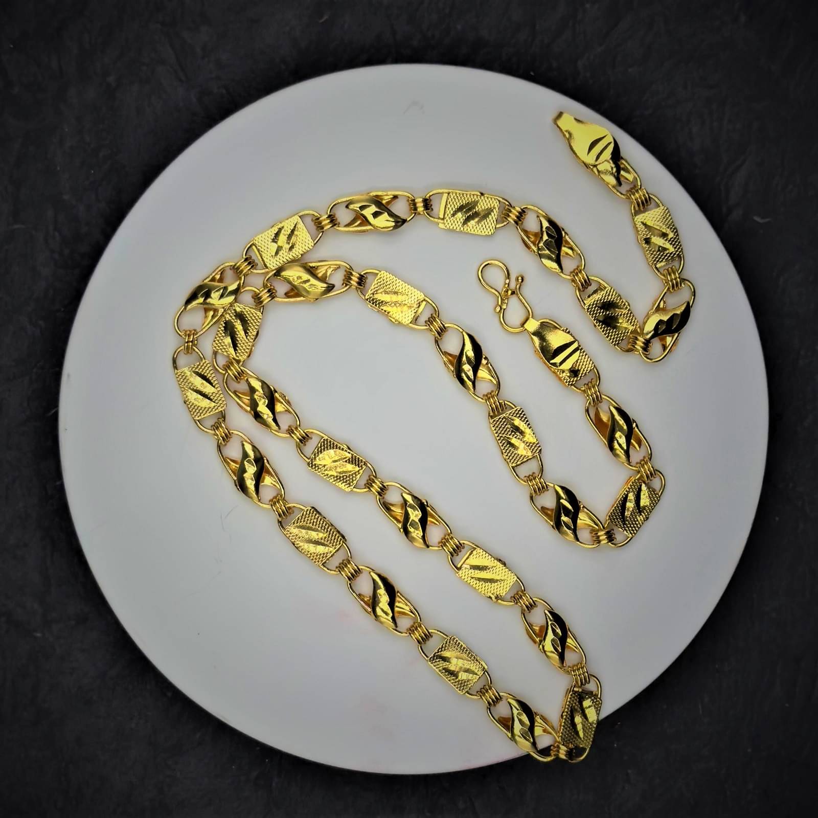     			Charms Gold Plated Chain ( Set of 1 )