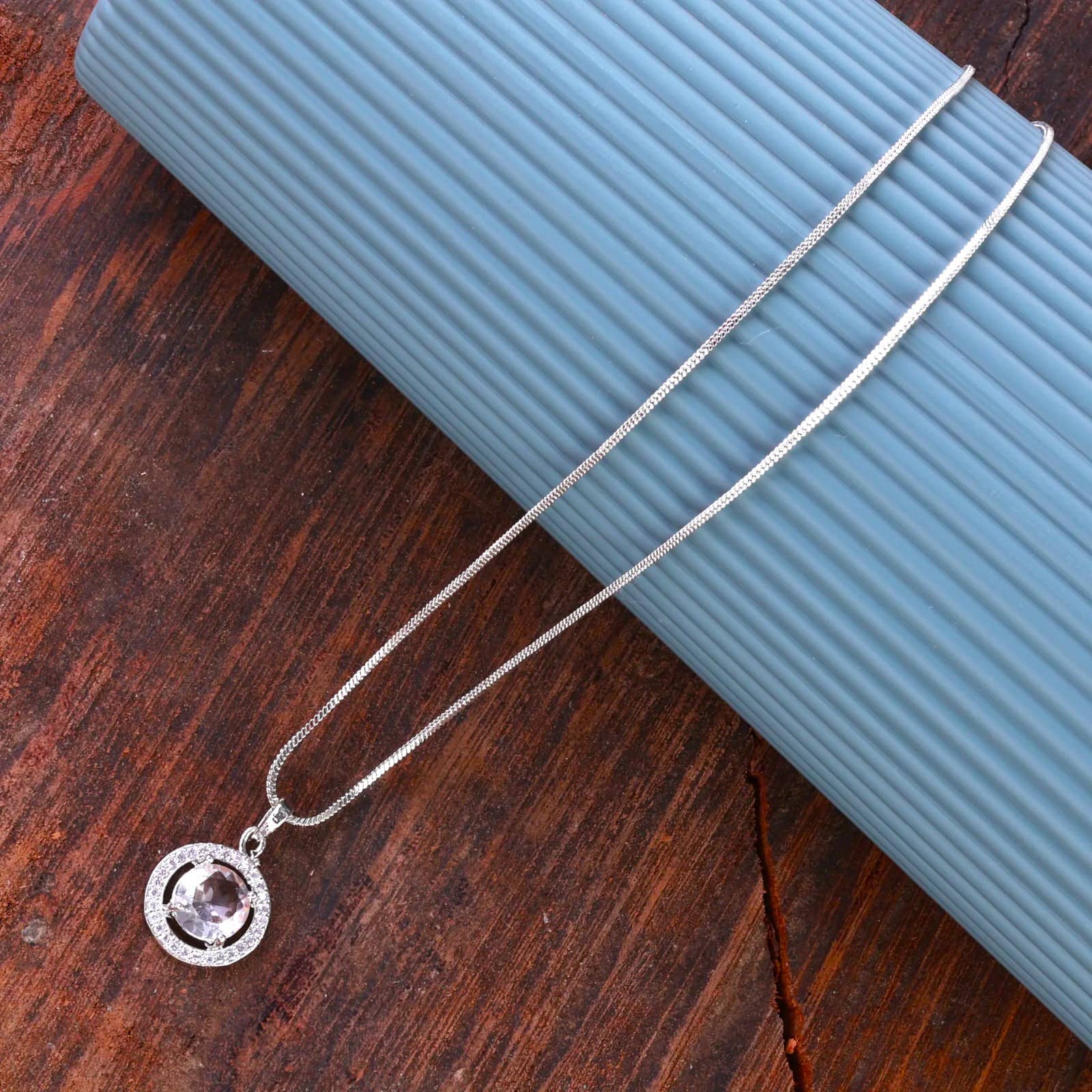 Charms White Pendant set ( Pack of 1 )