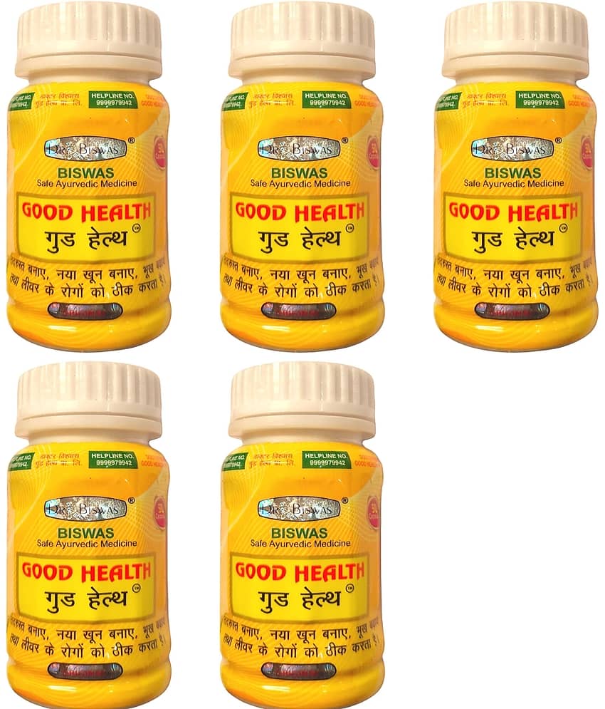 Dr. Biswas Good Health Ayurvedic Capsule Pack of 5