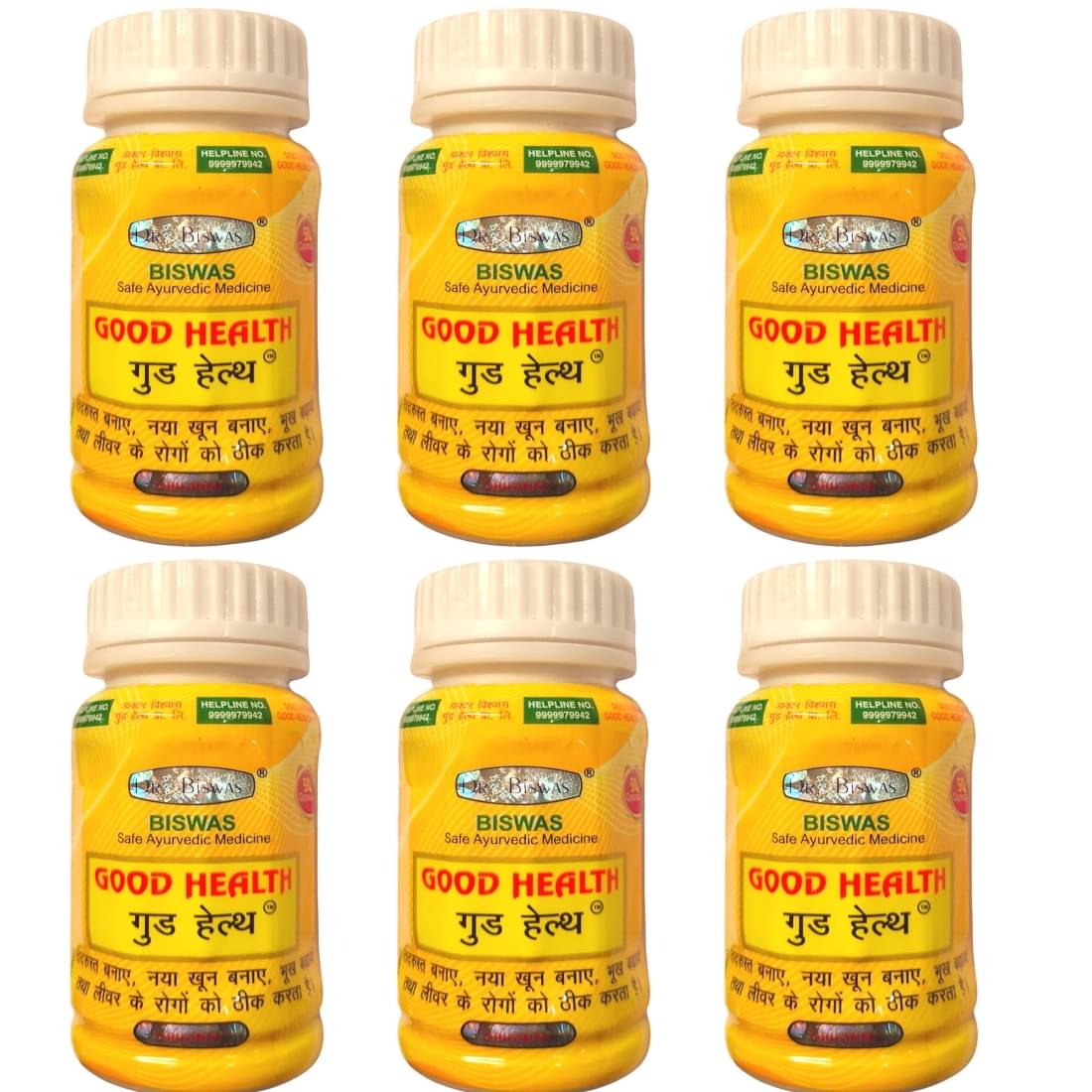 Dr. Biswas Good Health Ayurvedic Capsule Pack of 6 Dr. Biswas Good Health Ayurvedic Capsule Pack of 6