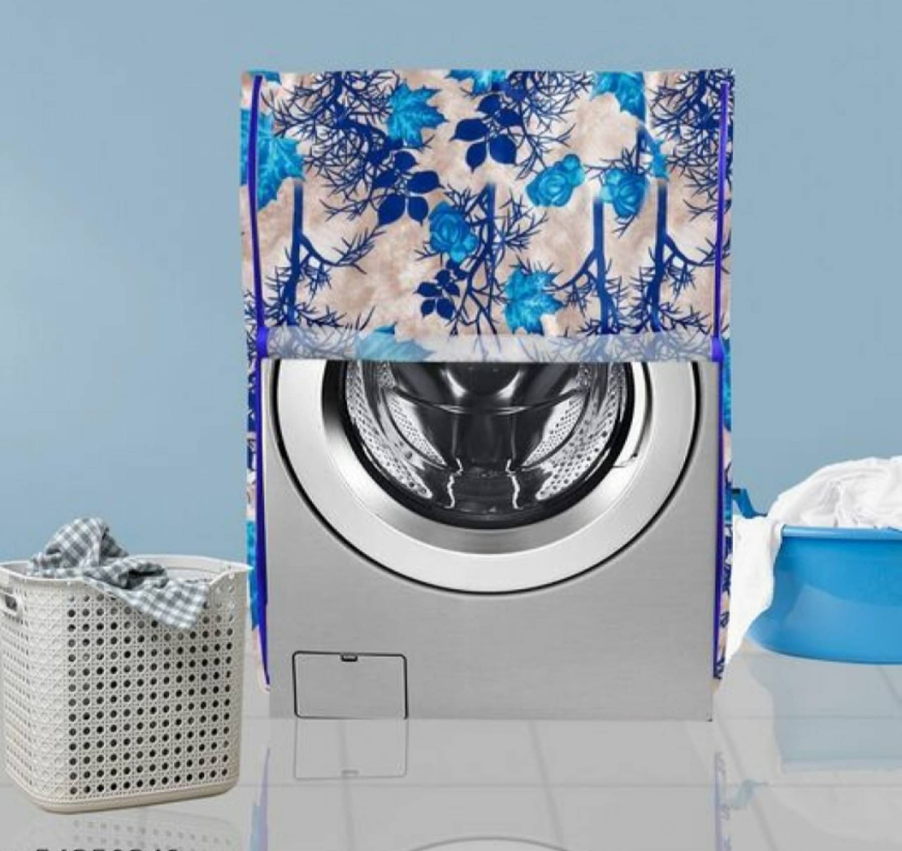     			GoCose Home Front Load Washing Machine Cover Compatiable For 5 kg,6 kg,7 kg,8 kg - Multi