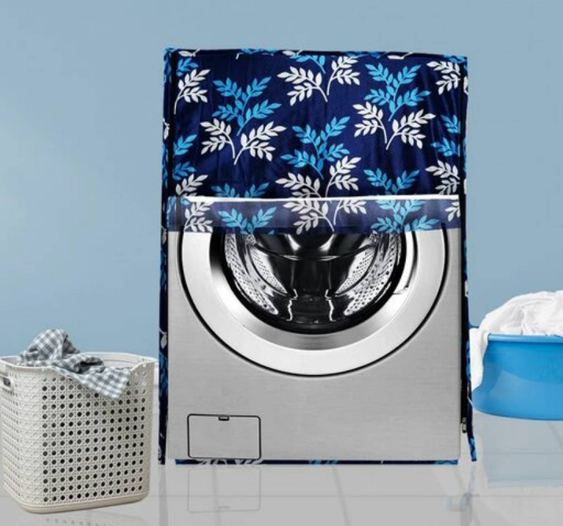 GoCose Home Front Load Washing Machine Cover Compatiable For 5 kg,6 kg,7 kg,8 kg - Multicolor GoCose Home Front Load Washing Machine Cover Compatiable For 5 kg,6 kg,7 kg,8 kg - Multicolor