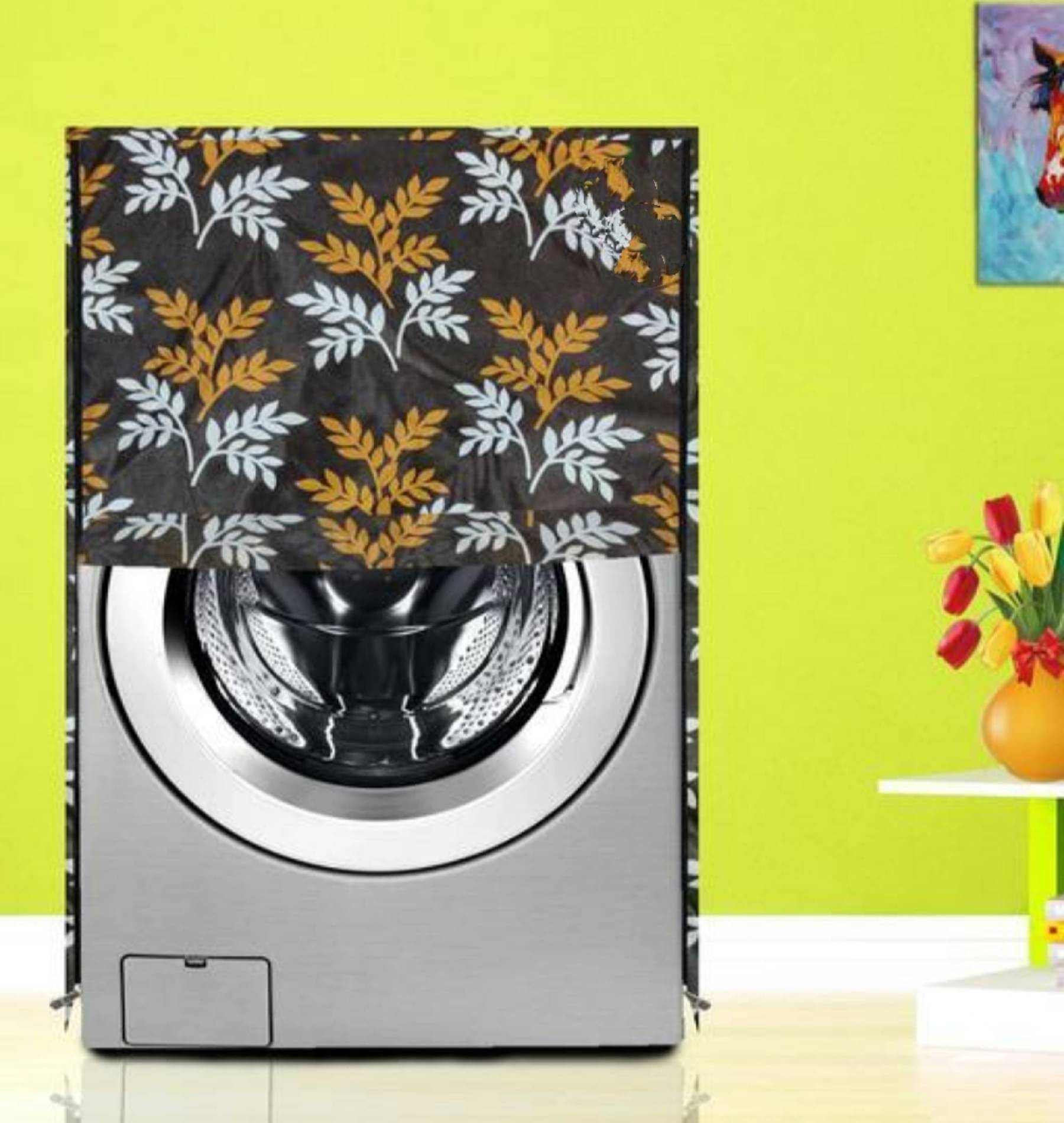 GoCose Home Front Load Washing Machine Cover Compatiable For 5 kg,6 kg,7 kg,8 kg - Orange     			GoCose Home Front Load Washing Machine Cover Compatiable For 5 kg,6 kg,7 kg,8 kg - Orange