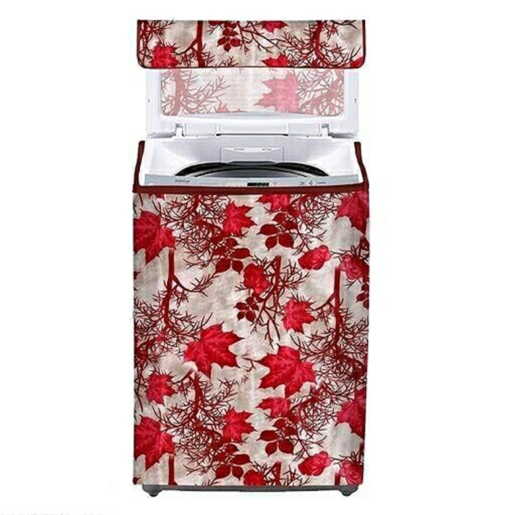     			GoCose Home Fully Automatic Washing Machine Cover Compatiable For 7 kg,8 kg,5 kg,6 kg - Red