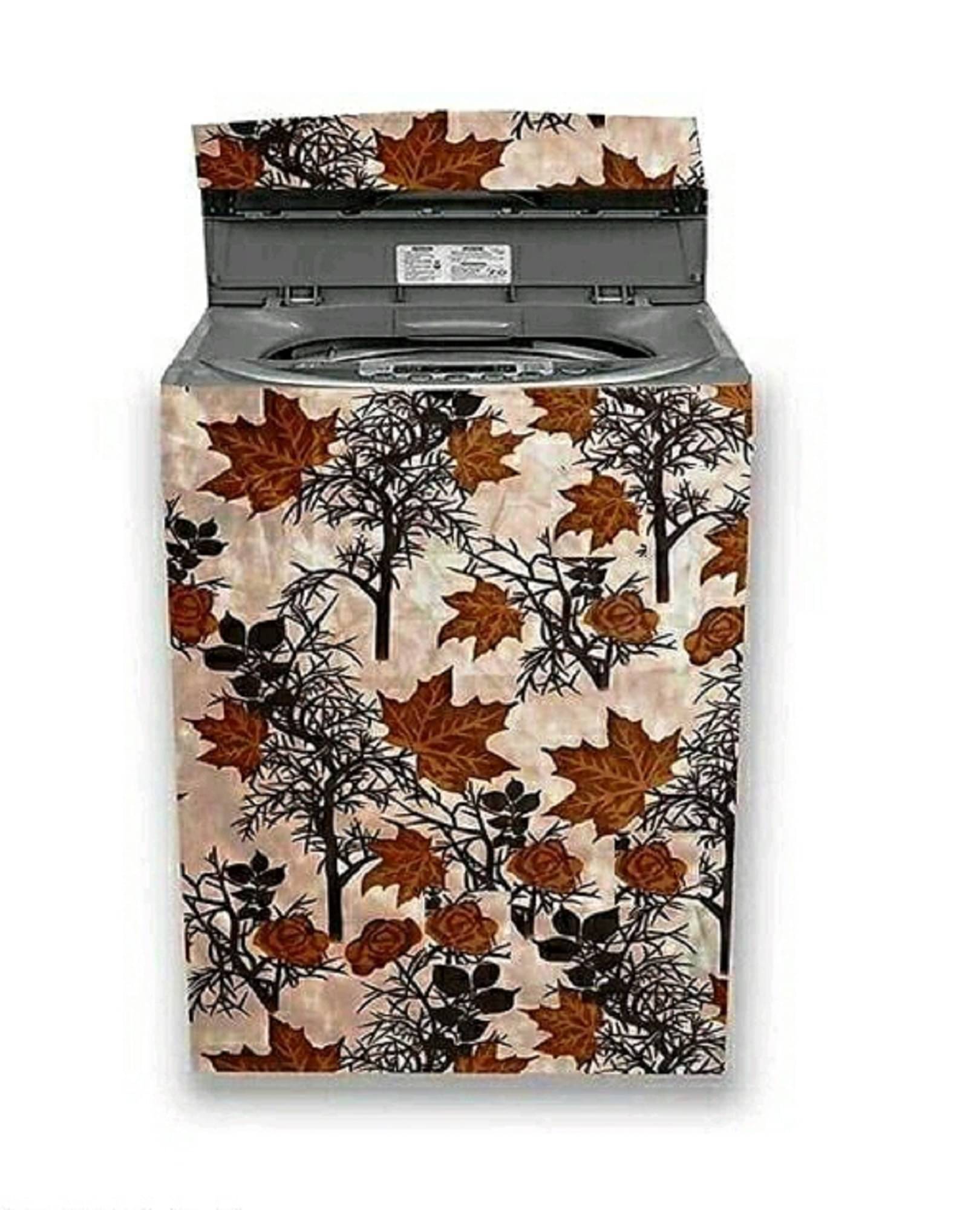     			GoCose Home Fully Automatic Washing Machine Cover Compatiable For 7 kg,8 kg,5 kg,6 kg - Beige