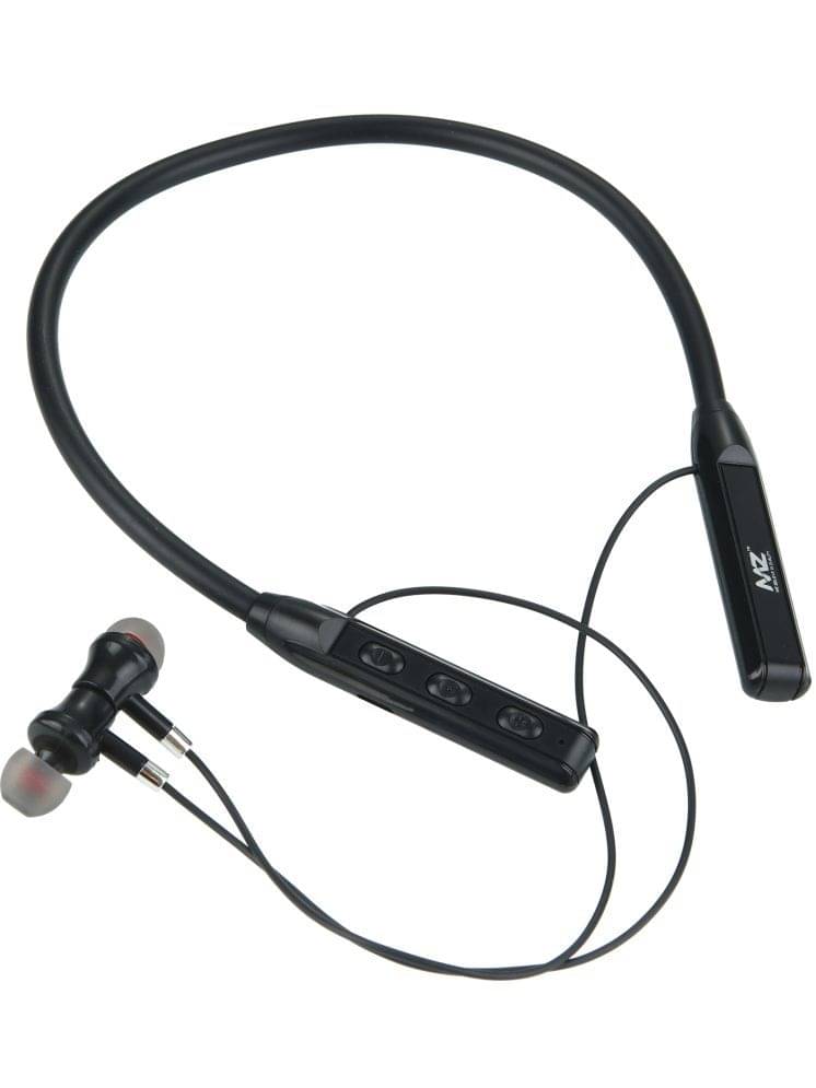 MZ In-the-ear Bluetooth Headset with Upto 25h Talktime Noise Cancellation - Black MZ In-the-ear Bluetooth Headset with Upto 25h Talktime Noise Cancellation - Black