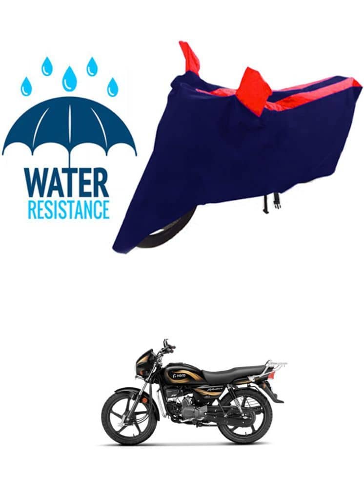 RONISH Bike Body Cover for Hero Splendor Plus ( Pack of 1 ) , Red