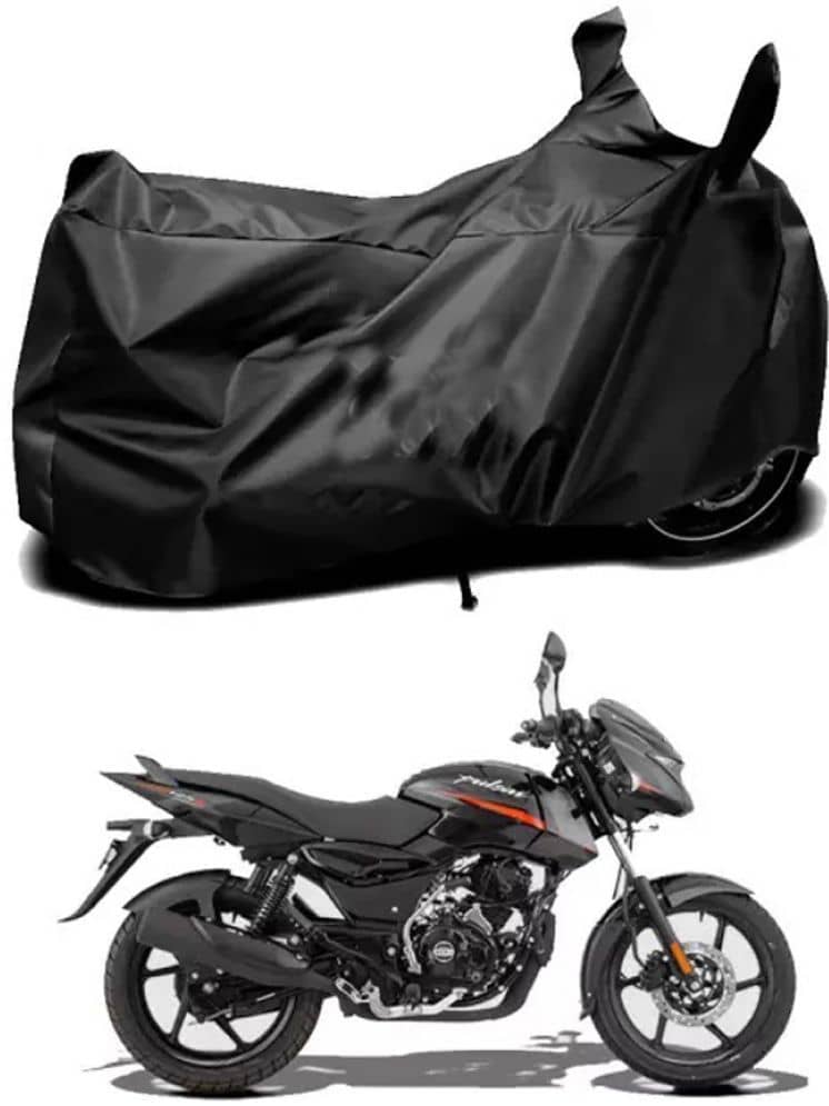 RONISH Bike Body Cover for Bajaj Pulsar 125 ( Pack of 1 ) , Black