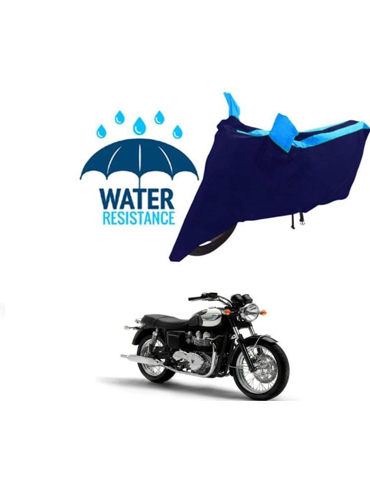 RONISH Bike Body Cover for Triumph Bonneville T100 ( Pack of 1 ) , Blue     			RONISH Bike Body Cover for Triumph Bonneville T100 ( Pack of 1 ) , Blue