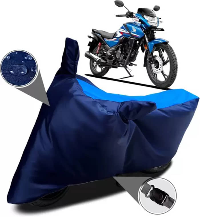 RONISH Bike Body Cover for Honda CB 125 Shine SP ( Pack of 1 ) , Blue