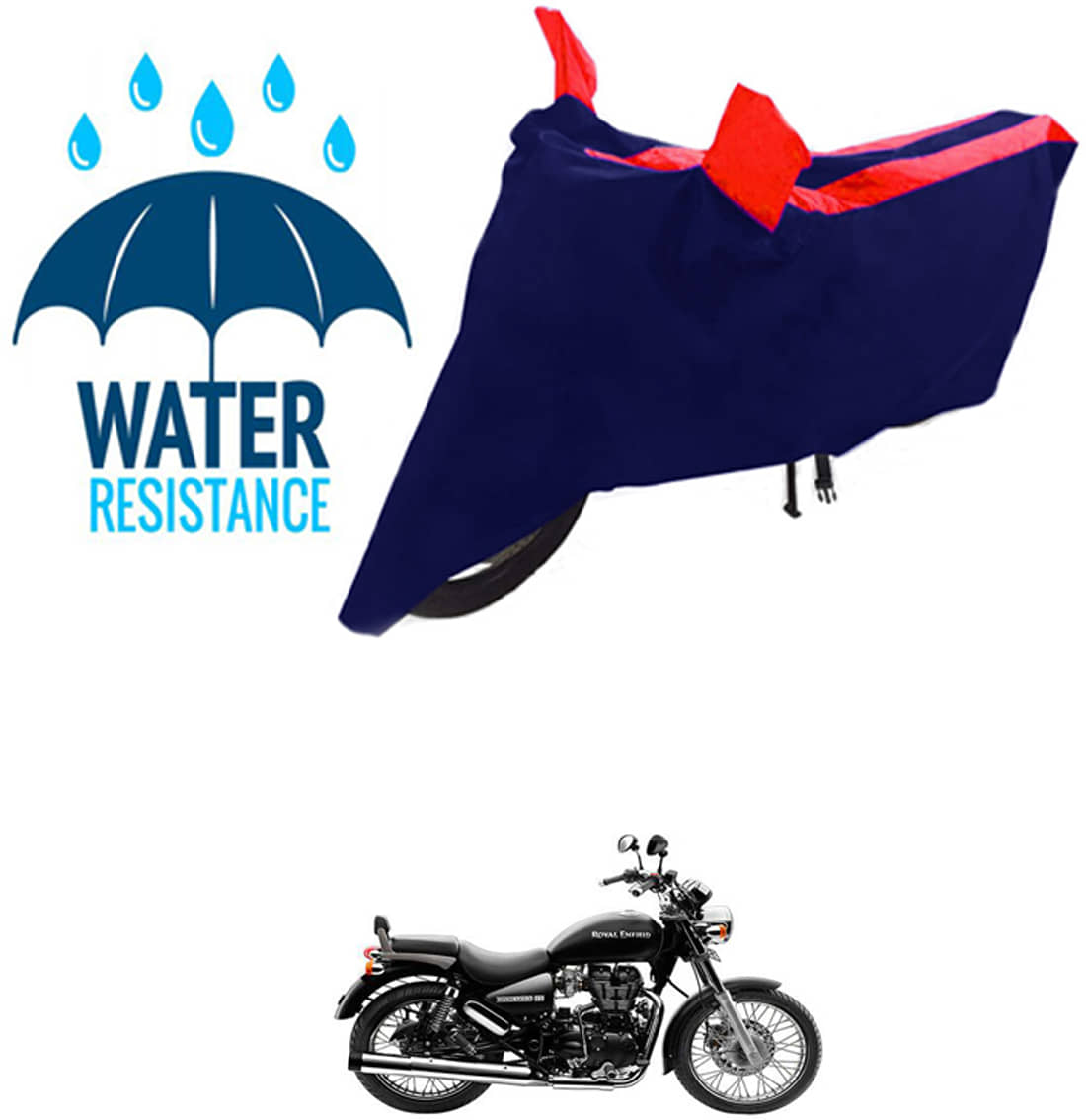RONISH Bike Body Cover for Royal Enfield Thunderbird ( Pack of 1 ) , Red
