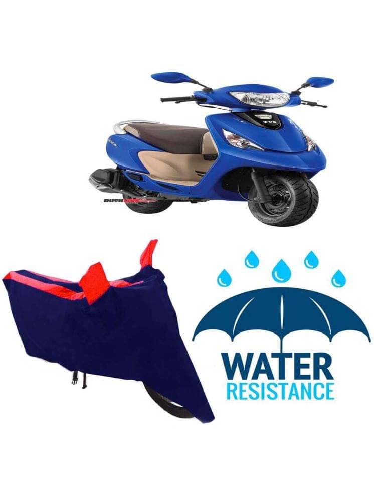 RONISH Bike Body Cover for TVS Zest ( Pack of 1 ) , Red     			RONISH Bike Body Cover for TVS Zest ( Pack of 1 ) , Red