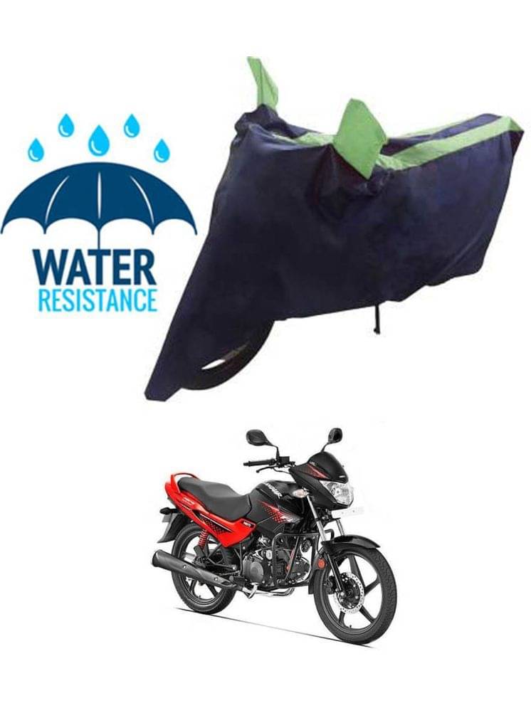     			RONISH Bike Body Cover for Hero Glamour FI ( Pack of 1 ) , Green