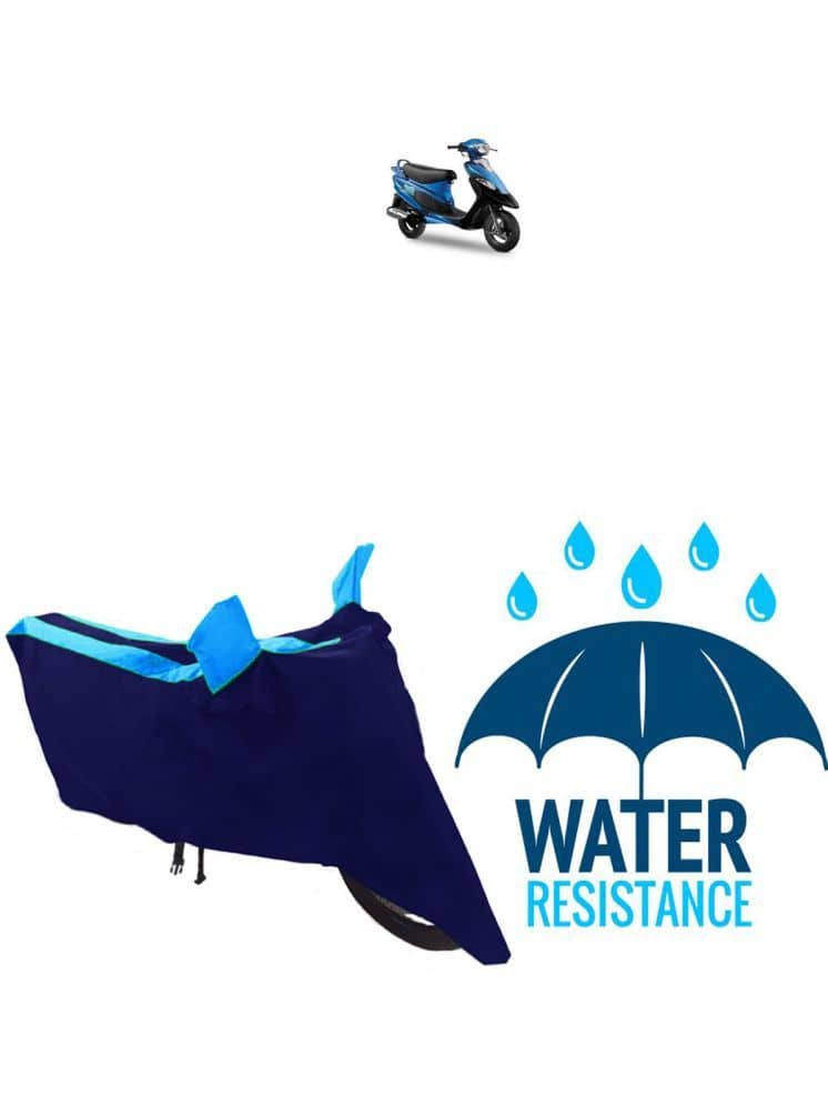 RONISH Bike Body Cover for TVS Scooty Pep + ( Pack of 1 ) , Blue