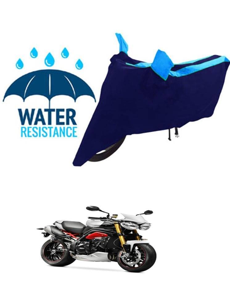 RONISH Bike Body Cover for Triumph All Bike Models ( Pack of 1 ) , Blue     			RONISH Bike Body Cover for Triumph All Bike Models ( Pack of 1 ) , Blue
