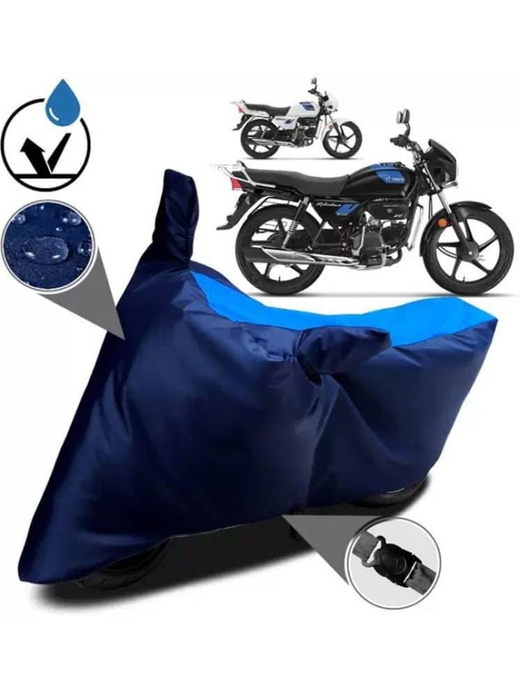 RONISH Bike Body Cover for Hero Splendor Plus ( Pack of 1 ) , Blue RONISH Bike Body Cover for Hero Splendor Plus ( Pack of 1 ) , Blue