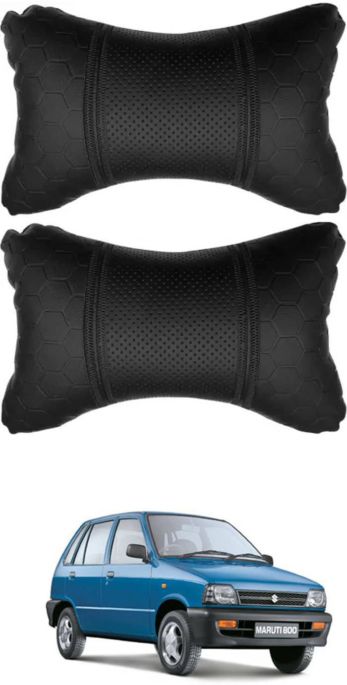     			RONISH Neck Cushions Set of 2 Black