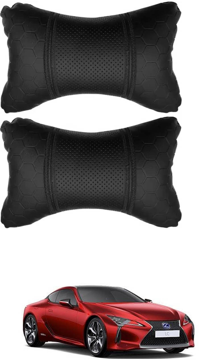     			RONISH Neck Cushions Set of 2 Black