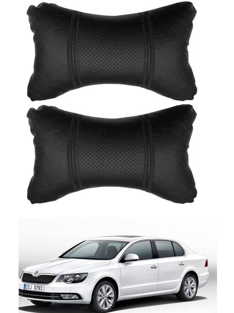 RONISH Neck Cushions Set of 2 Black     			RONISH Neck Cushions Set of 2 Black