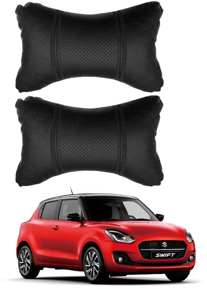 RONISH Neck Cushions Set of 2 Black