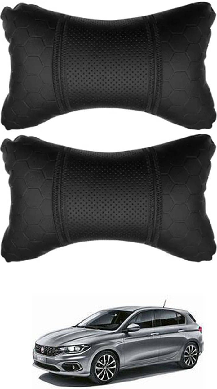     			RONISH Neck Cushions Set of 2 Black