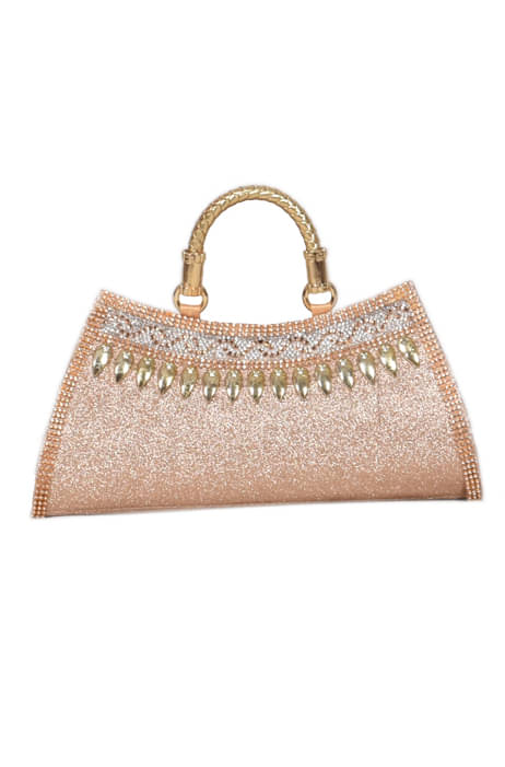     			Sunvika House Beige Fabric Handheld Bag