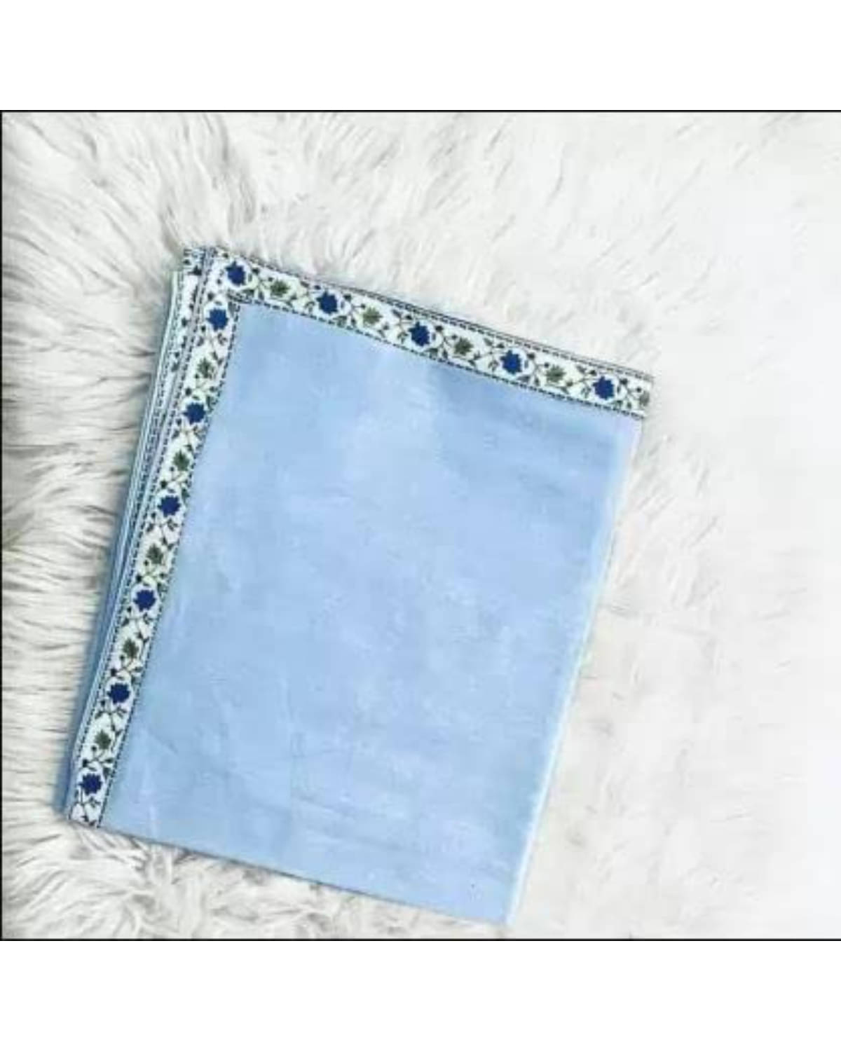 UrbanArts Cotton Solid Single Bed Dohar - Blue ( Coordinated ) UrbanArts Cotton Solid Single Bed Dohar - Blue ( Coordinated )