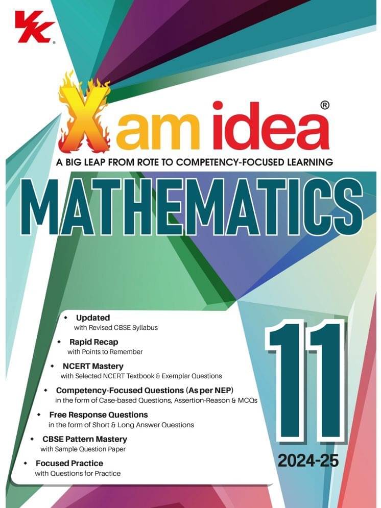 Xam idea Mathematics Class 11 Book | CBSE Board | Chapterwise Question Bank | Based on Revised CBSE Syllabus | NCERT Questions Included | 2024-25 Exam Xam idea Mathematics Class 11 Book | CBSE Board | Chapterwise Question Bank | Based on Revised CBSE Syllabus | NCERT Questions Included | 2024-25 Exam