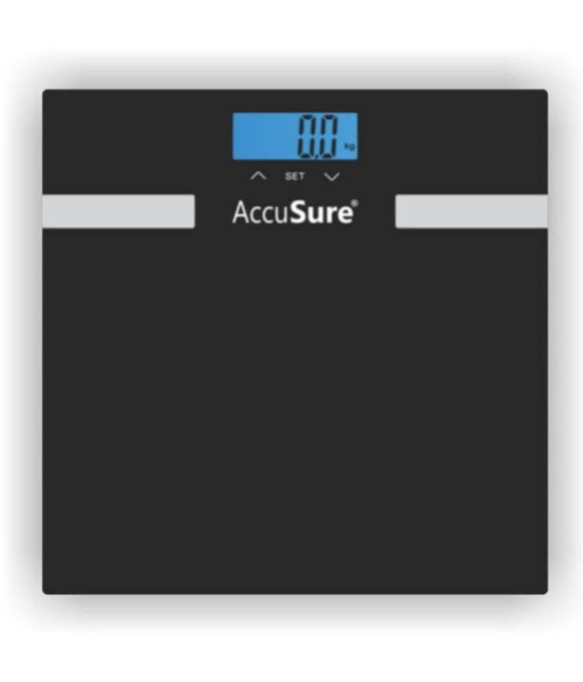     			ACCUSURE Smart Digital Electronic LCD Weighing Scale F-56 Black
