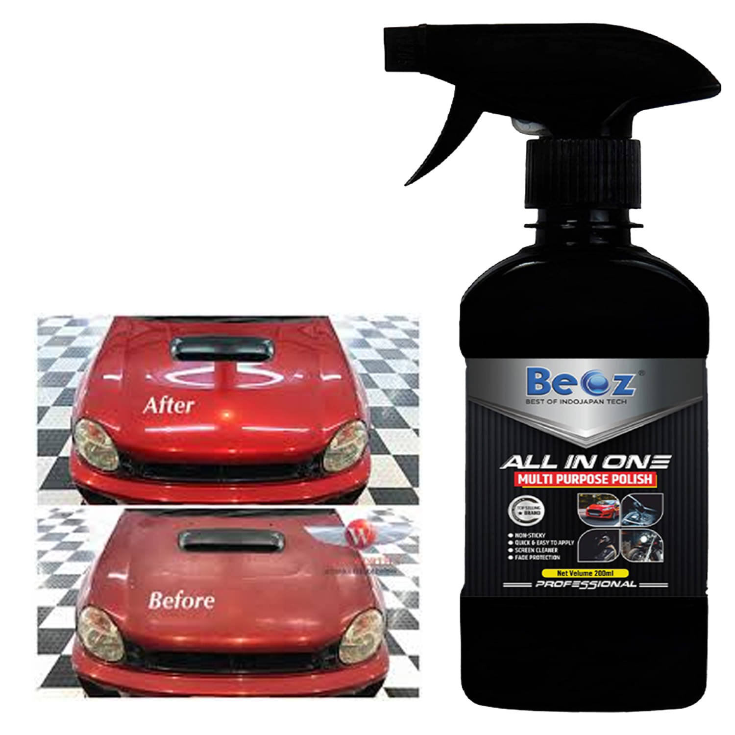 BEOZ - Clear Coat Shine Polish For All Cars & Motorbikes ( Pack of 1 ) BEOZ - Clear Coat Shine Polish For All Cars & Motorbikes ( Pack of 1 )