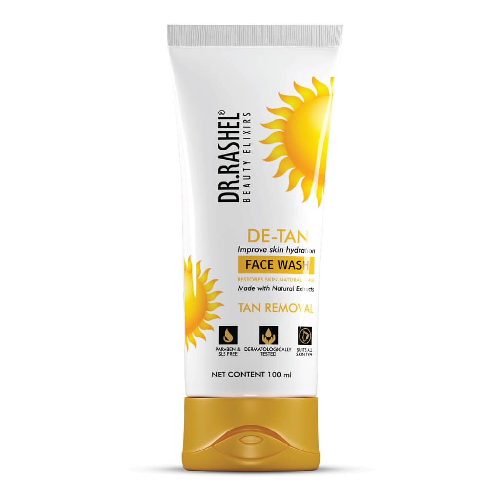     			DR.RASHEL De-Tan Face Wash Cleanses and Refreshes for all types of skin (100 ml , Pack of 1)