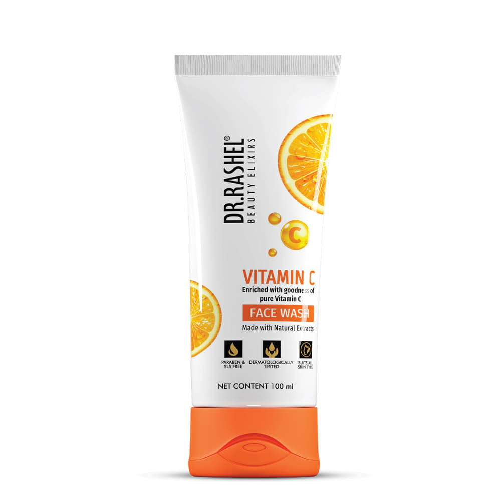     			DR.RASHEL Vitamin C Face Wash Cleanses and Refreshes all types of skin (100 ml, Pack of 1)