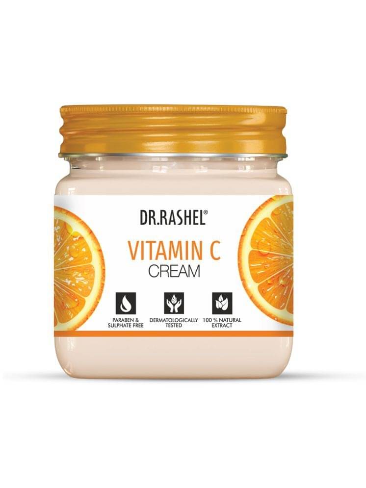     			DR RASHEL Vitamin C Face and Body Cream for smoothing for all skin types (380 ml, Pack of 1)
