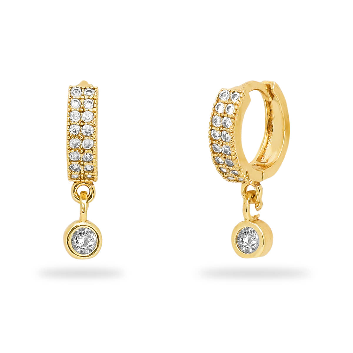 Drashti Collection Golden Drop Earrings ( Pack of 1 ) - Earrings | Buy online on ZillyBuy