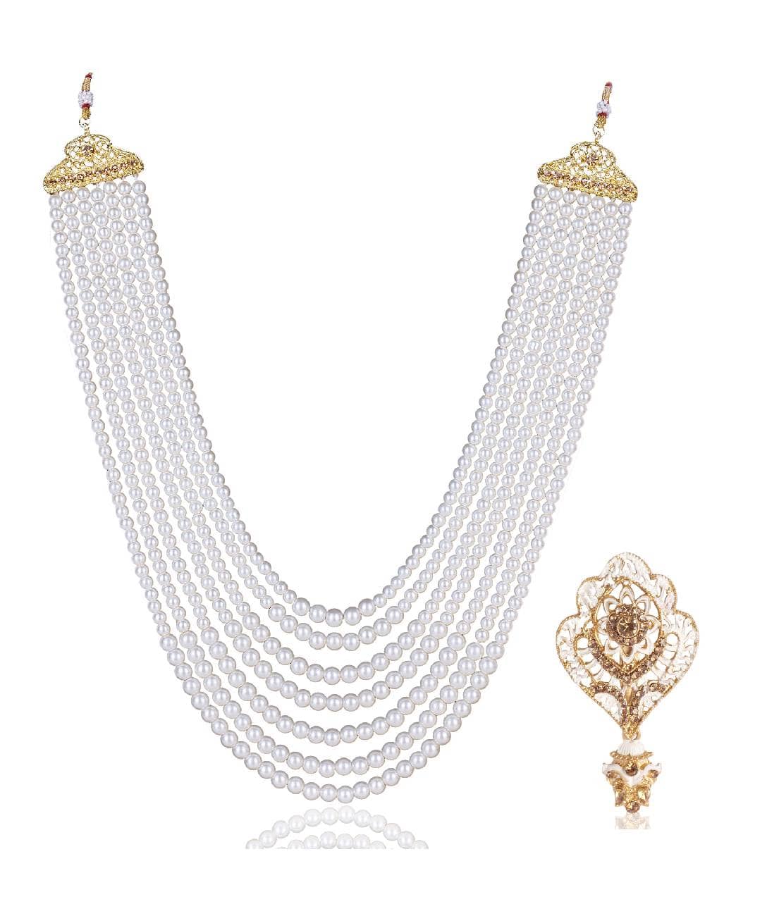 Dulha groom sherwani Necklace/Moti Mala for Men for wedding
