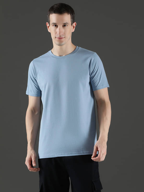     			EPPE Pack of 1 Cotton Regular Fit Men's T-Shirt ( Light Grey )