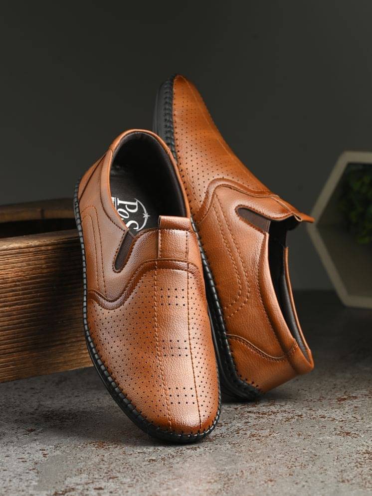 POS Planet of Shoes Tan Men's Espadrilles Shoes     			POS Planet of Shoes Tan Men's Espadrilles Shoes
