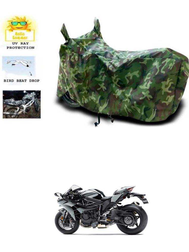 RONISH Bike Body Cover for Kawasaki Ninja H2 ( Pack of 1 ) , Multicolour RONISH Bike Body Cover for Kawasaki Ninja H2 ( Pack of 1 ) , Multicolour