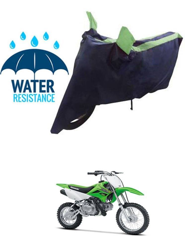     			RONISH Bike Body Cover for Kawasaki KLX 110 ( Pack of 1 ) , Green