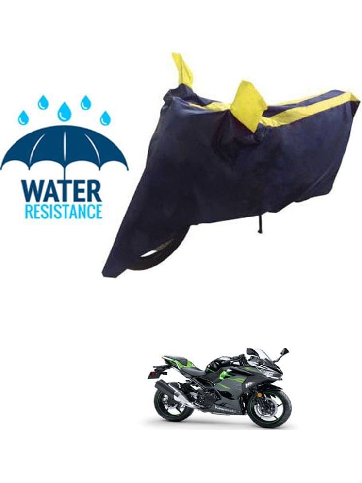 RONISH Bike Body Cover for Kawasaki All Bike Models ( Pack of 1 ) , Yellow RONISH Bike Body Cover for Kawasaki All Bike Models ( Pack of 1 ) , Yellow