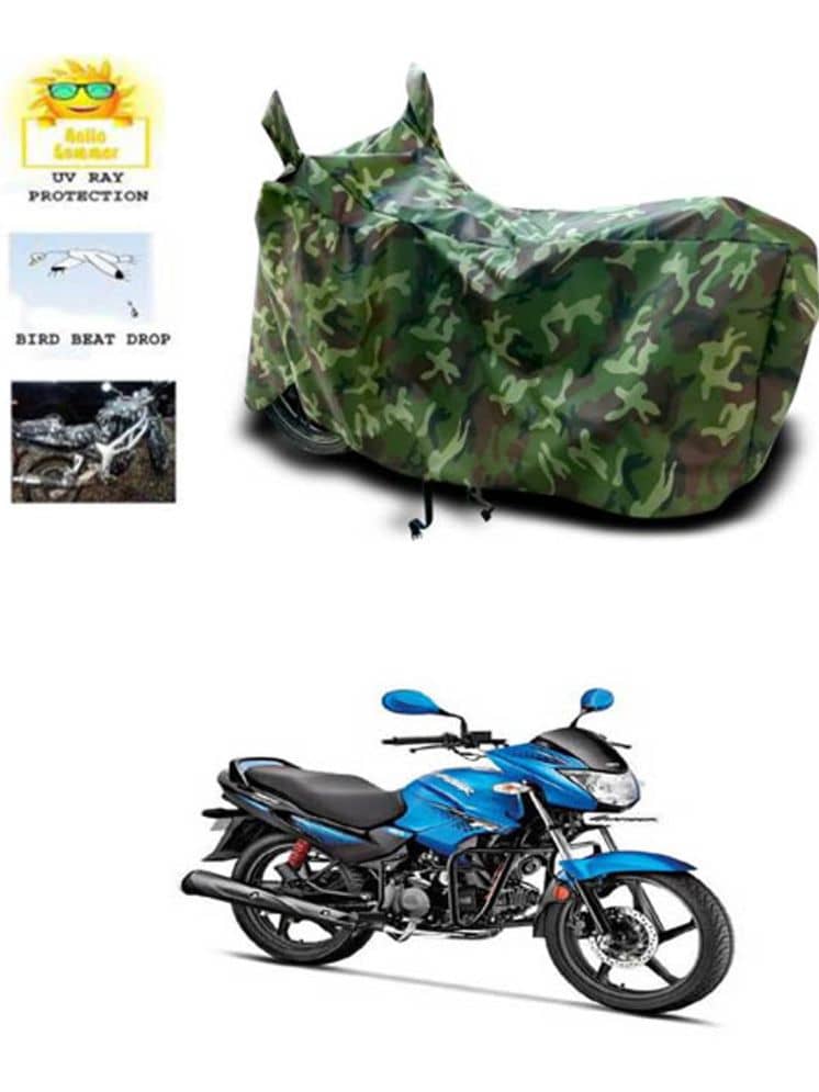 RONISH Bike Body Cover for Hero Glamour FI ( Pack of 1 ) , Multicolour