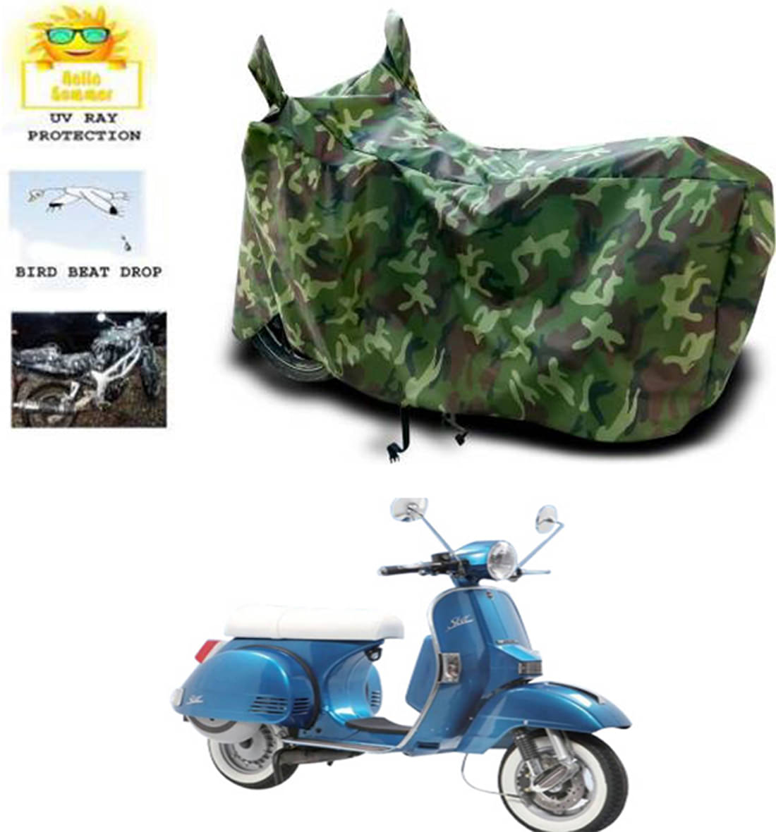 RONISH Bike Body Cover for LML Star Euro 150 ( Pack of 1 ) , Multicolour RONISH Bike Body Cover for LML Star Euro 150 ( Pack of 1 ) , Multicolour