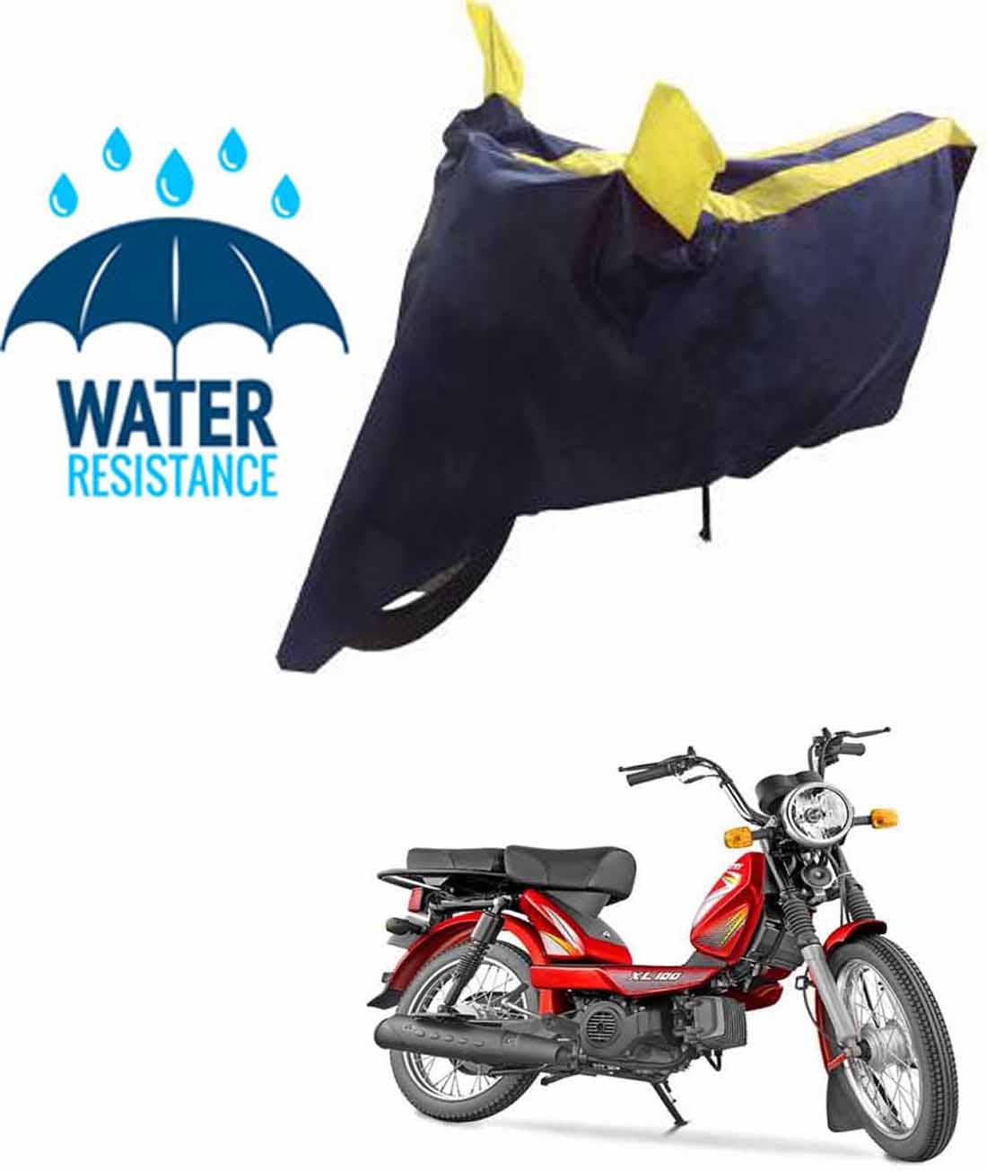 RONISH Bike Body Cover for TVS XL 100 Comfort ( Pack of 1 ) , Yellow