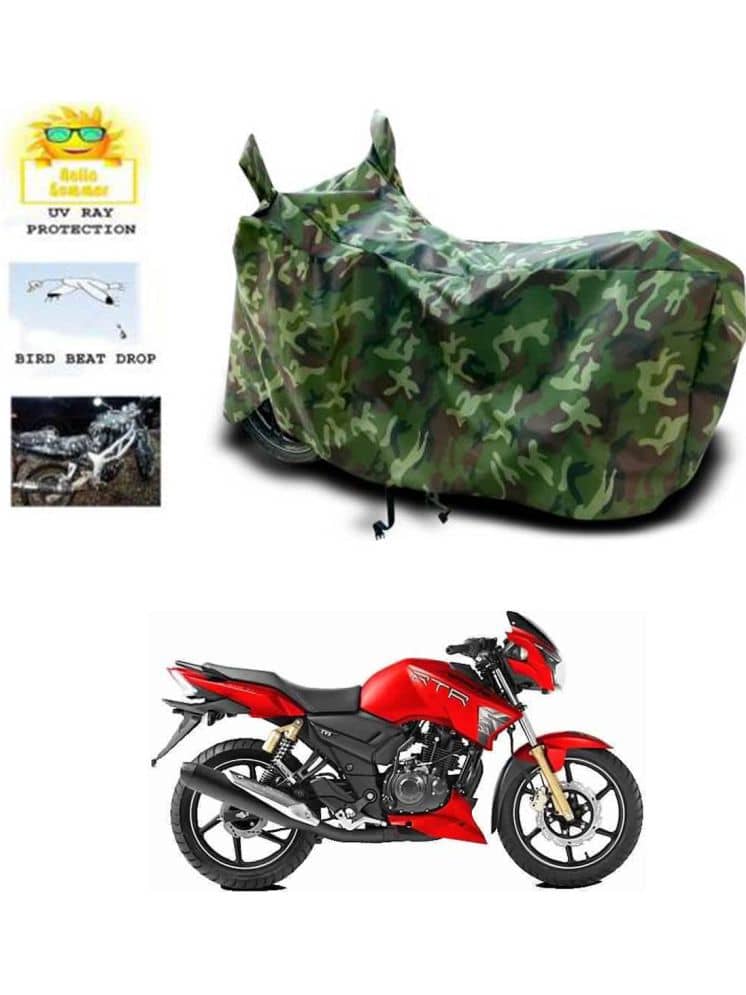 RONISH Bike Body Cover for TVS Apache RTR 180 ( Pack of 1 ) , Multicolour