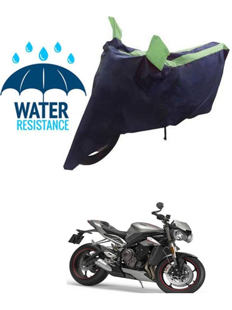 RONISH Bike Body Cover for Triumph Street Triple ( Pack of 1 ) , Green RONISH Bike Body Cover for Triumph Street Triple ( Pack of 1 ) , Green