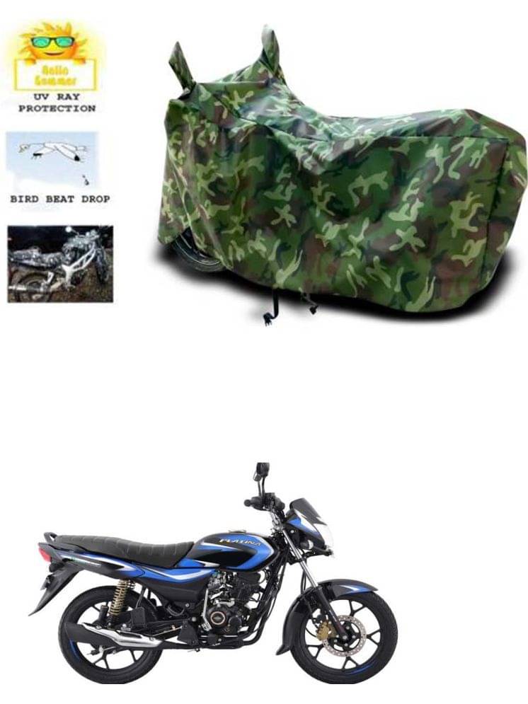     			RONISH Bike Body Cover for Bajaj Platina 125 ( Pack of 1 ) , Multicolour