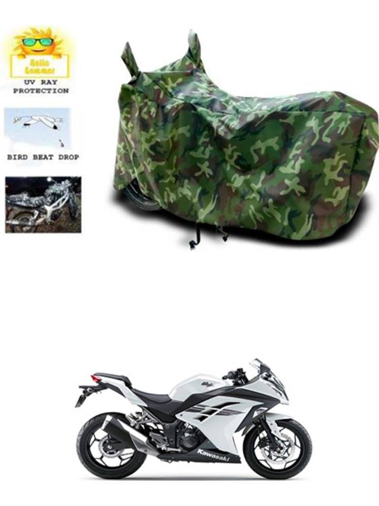 RONISH Bike Body Cover for Kawasaki Ninja 300 ( Pack of 1 ) , Multicolour     			RONISH Bike Body Cover for Kawasaki Ninja 300 ( Pack of 1 ) , Multicolour